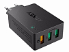 Сетевое зарядное устройство Aukey PA-T14 3-Port USB Charger Power Adapter - рис.0