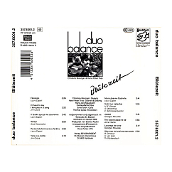 CD-диск Duo Balance – Blutezeit CD