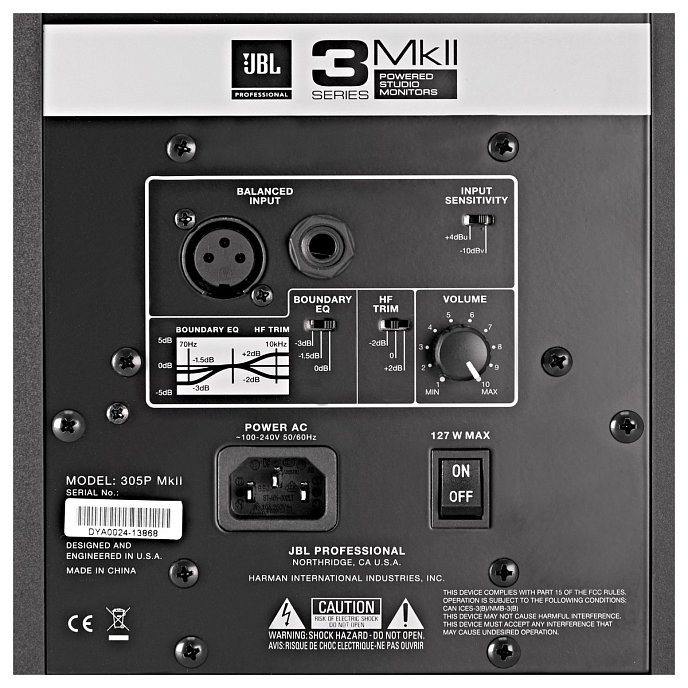 Студийный монитор JBL 305P MKII - рис.8