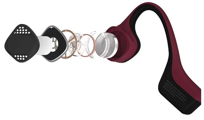Беспроводные наушники AfterShokz Trekz Air AS650CR Canyon Red - рис.2