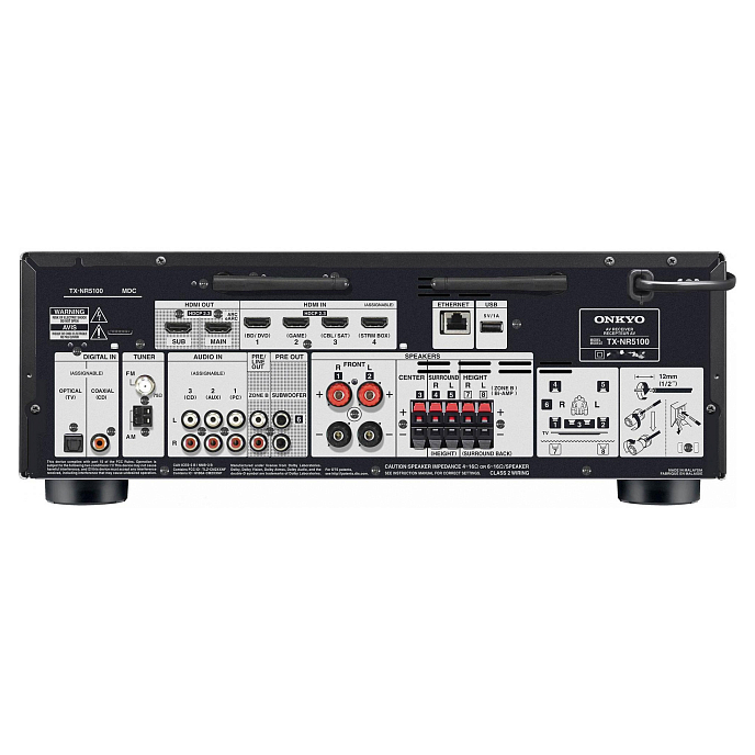 Ресивер Onkyo TX-NR5100 M2 Black - рис.3