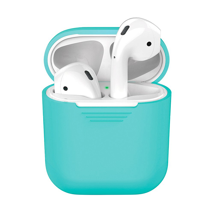 Чехол для наушников Deppa Case for AirPods Mint - рис.0