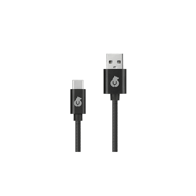 Кабель uBear Force USB-C - USB-A Black - рис.0