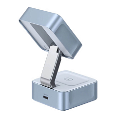 Беспроводная зарядка UGREEN W752 Magnetic 25W Wireless QI2.2 Silvery Blue