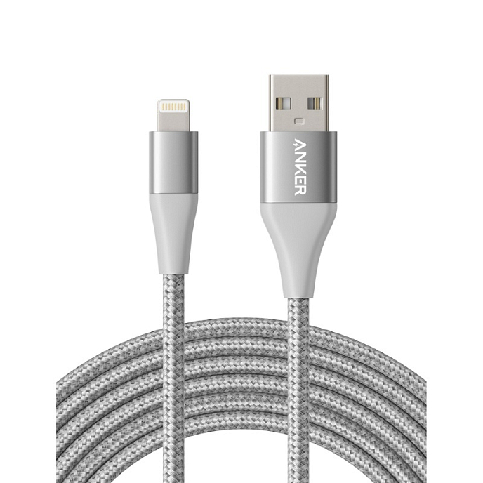 Кабель Anker Powerline+ II Lightning Silver 1.8 m - рис.0
