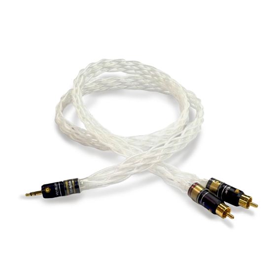 Кабель Labkable 8 wire SXC 3.5mm - 2RCA 1m - рис.0