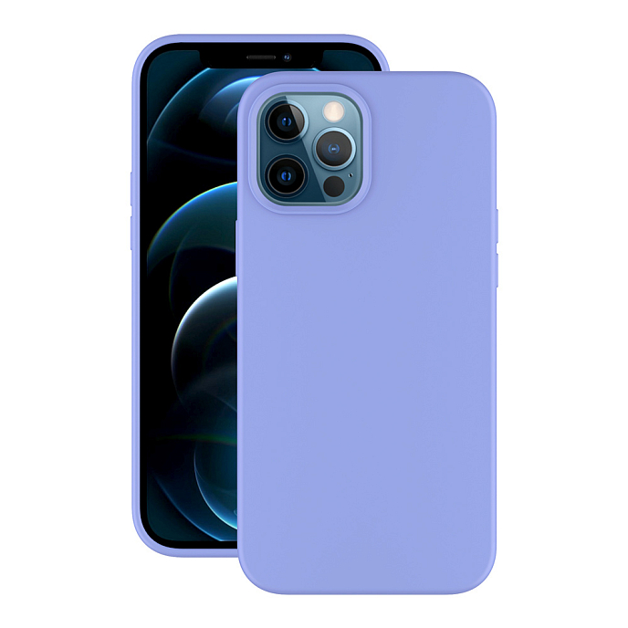 Чехол для смартфонов Deppa Soft Silicone for Apple iPhone 12 Pro Max Lavender - рис.1