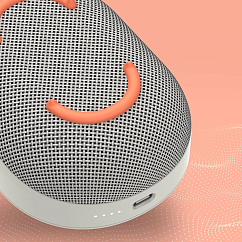 Портативная колонка Skullcandy Kilo Bone Orange Glow
