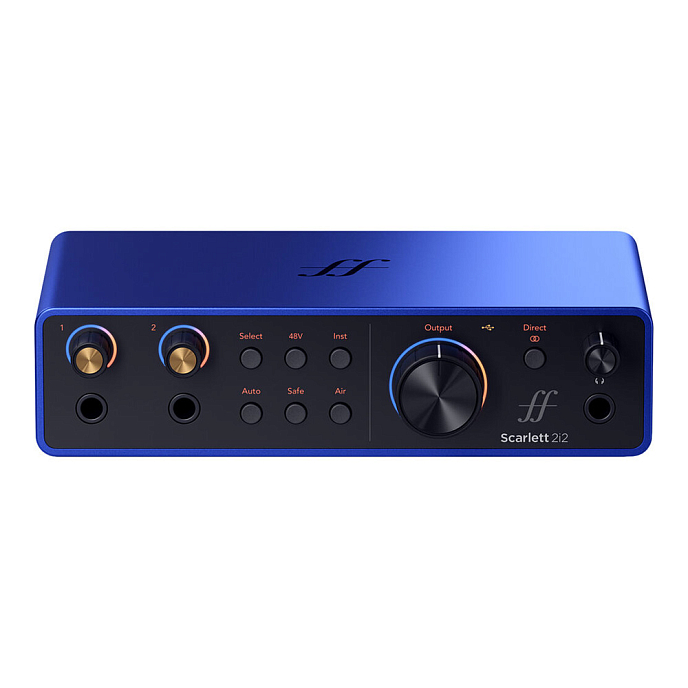 Аудиоинтерфейс Focusrite Scarlett 2i2 4th Gen Anniversary Edition Blue - рис.0