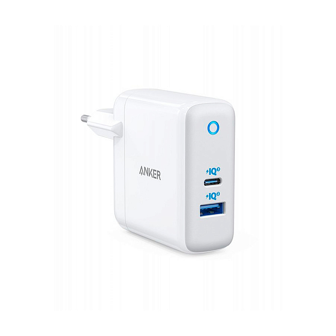 Сетевое зарядное устройство Anker PowerPort+ Atom III 45W USB-C White - рис.0