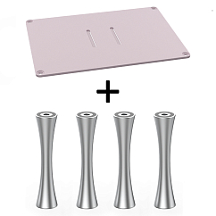 Стойка для Hi-Fi ddHiFi HS400 + SR85 x 4 Pinkish Gray/Silver