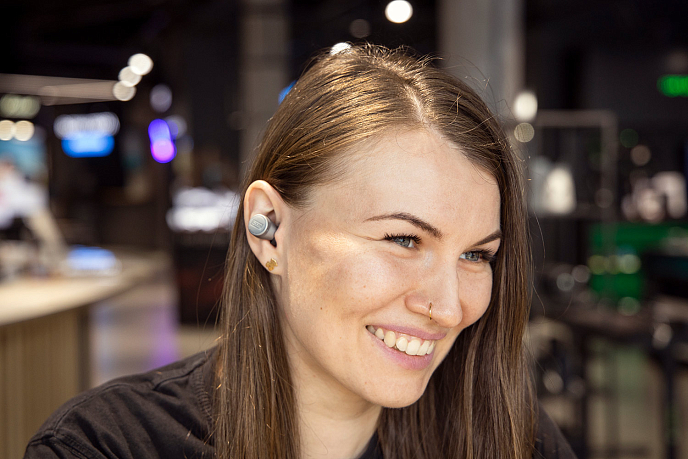 Беспроводные наушники CTM Explore P2 Silver Matte - рис.1