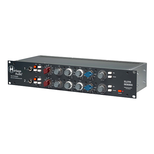 Микрофонный предусилитель Heritage Audio HA-73EQx2 Elite Series Black