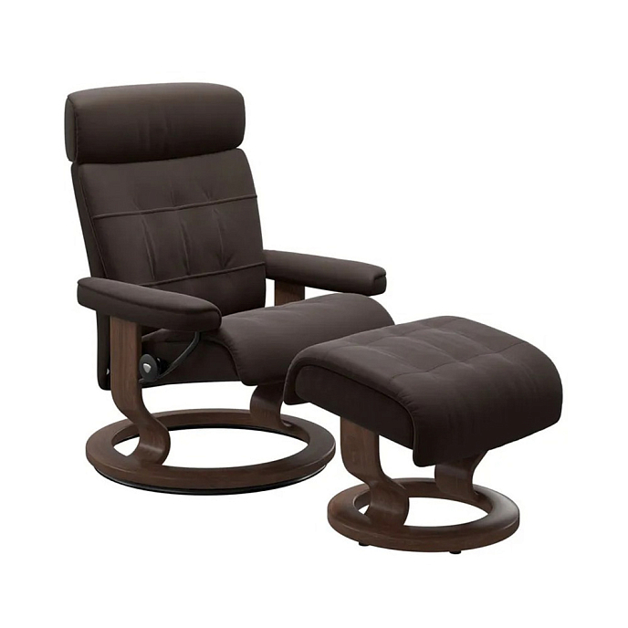 Кресло для прослушивания Stressless Erik M Classic Set Paloma Chestnut Walnut - рис.0