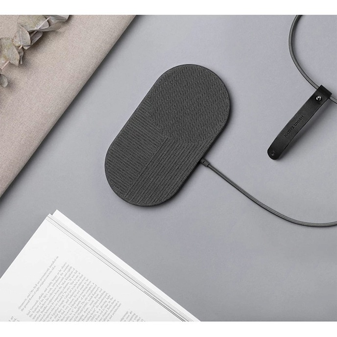 Беспроводная зарядка Native Union Drop XL Charge PAD Slate - рис.9