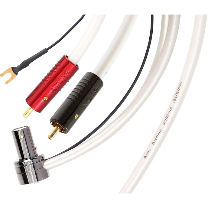 Кабель Atlas Element Tonearm 90 - Achromatic RCA 1.00m - рис.0