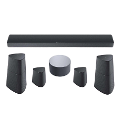 Саундбар Loewe Klang Bar5 mr + Klang mr1 + Klang mr5 Basalt Grey