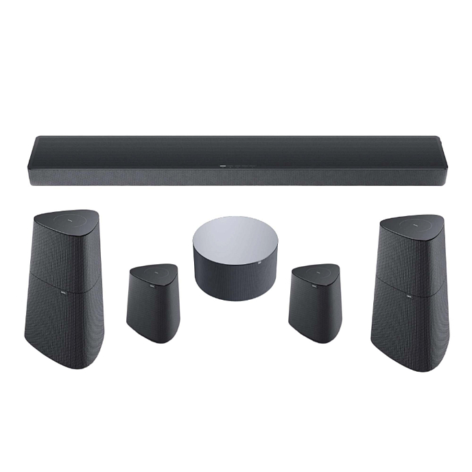 Саундбар Loewe Klang Bar5 mr + Klang mr1 + Klang mr5 Basalt Grey - рис.0