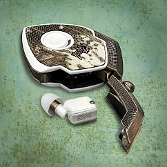 Беспроводные наушники T10 Bespoke Edition Mint Cocoa Lizard