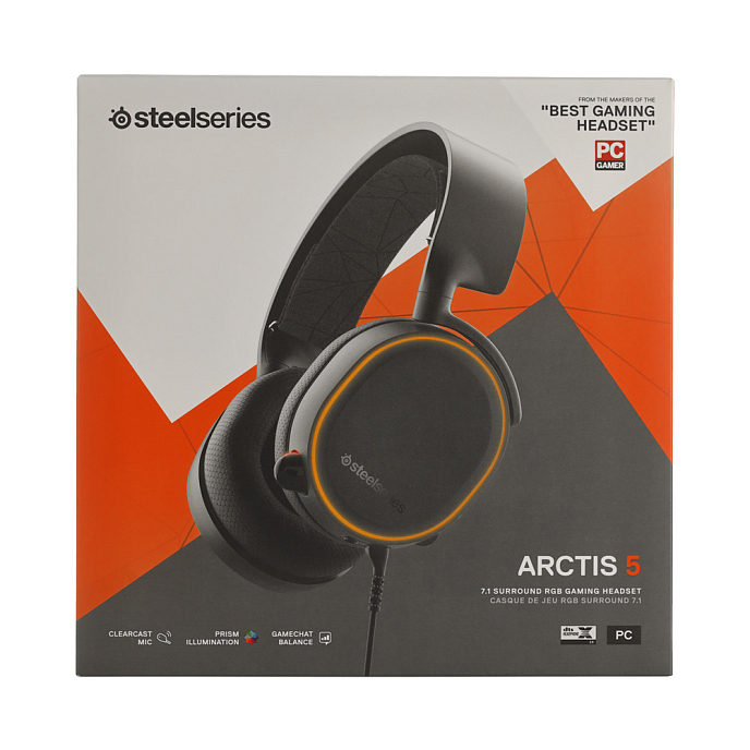 Игровая гарнитура SteelSeries Arctis 5 Black - рис.5