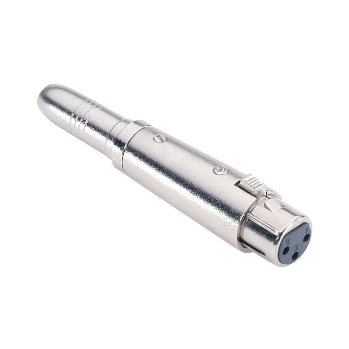 Переходник Adam Hall 7854 Silver 6.3mm stereo - xlr - рис.0