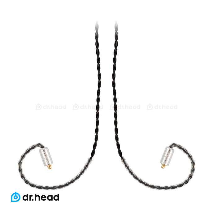 Кабель Labkable Silver Black MMCX - lightning - рис.2