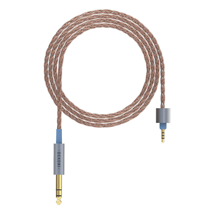 Кабель Dekoni Audio Ensemble 6.3mm PCUHD Cable with 2-pin 1.32m - рис.0