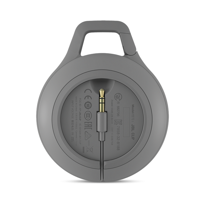 Портативная колонка JBL Clip Plus Grey - рис.2