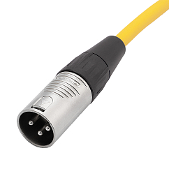 Кабель HeadMade Pro XLR-M - 6.3mm stereo Yellow 1.5m