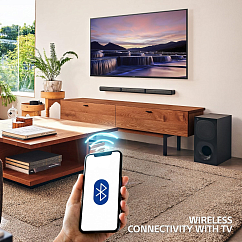 Саундбар Sony HT-S40R black 5.1-канальный саундбар и беспроводная тыловая акустика_OpenBox
