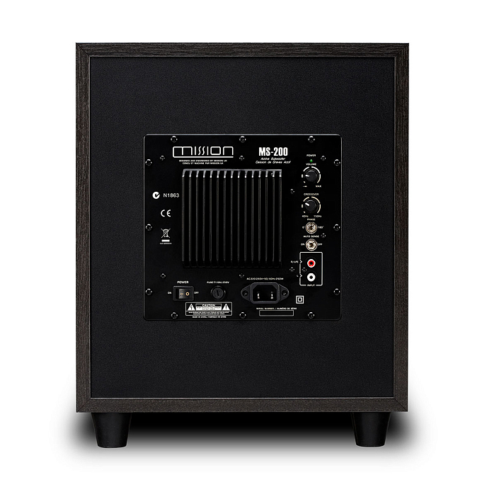 Сабвуфер Mission MS-200 Black - рис.3