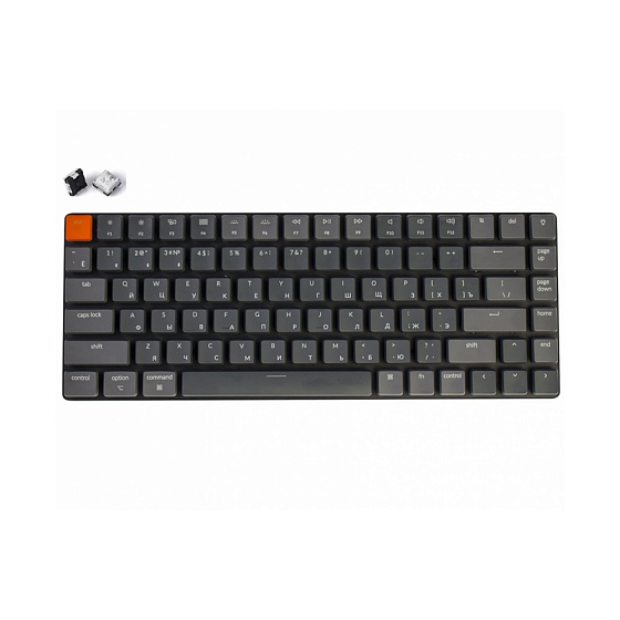 Клавиатура Keychron K3 E4 RGB White Switch Grey - рис.0