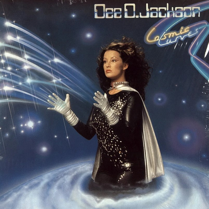 Пластинка Dee D. Jackson – Cosmic Curves Coloured Blue LP - рис.0
