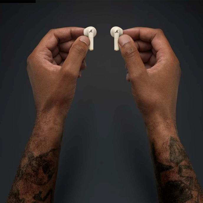 Беспроводные наушники Marshall Minor III Cream - рис.5