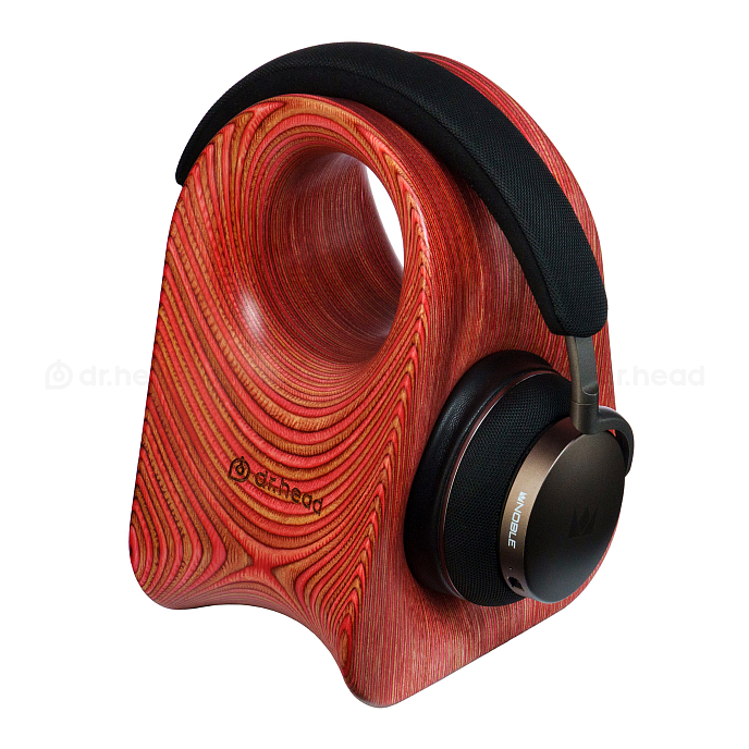 Подставка для наушников Dr.Head Under Wood Тайфун 1 Light Ruby / Dark Ruby - рис.2