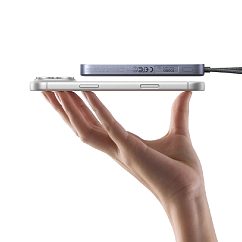 Внешний аккумулятор Ugreen PB570 MagFlow Air Ultra-Slim 10000mAh with USB-C Grey Cosmos