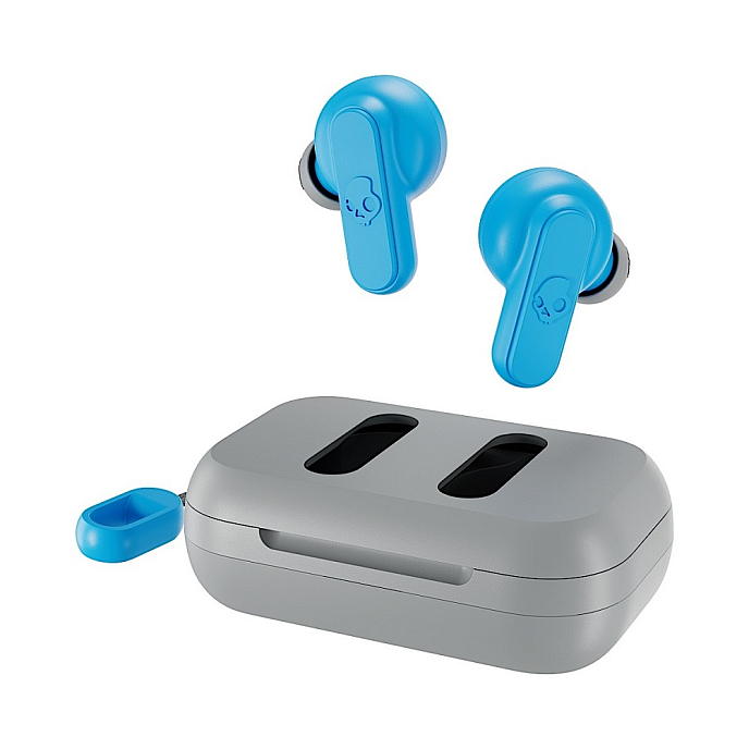 Беспроводные наушники Skullcandy Dime Light Grey Blue - рис.0