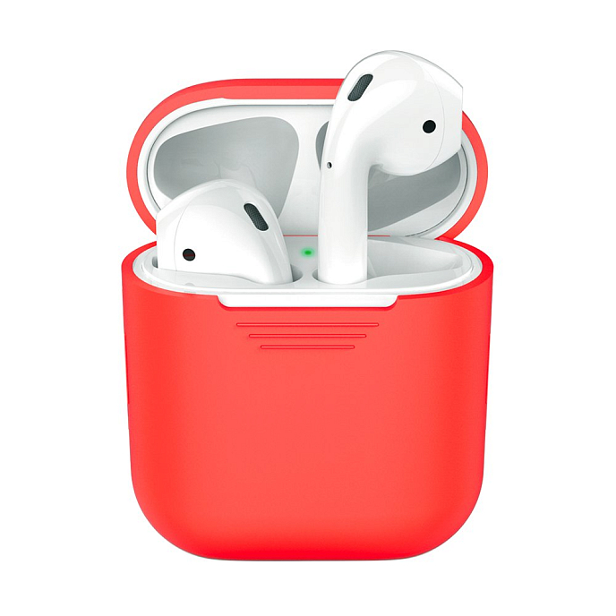 Чехол для наушников Deppa Case for AirPods Red - рис.0