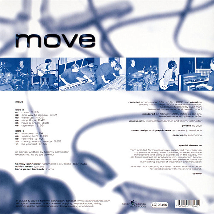 Пластинка Tommy Schneider & Friends - Move LP - рис.1