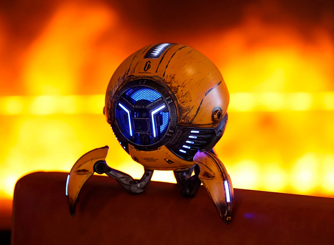 Портативная колонка Gravastar Mars Pro War Damaged Yellow - рис.9