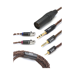 Кабель Meze COPPER PLATED PCUHD UPGRADE CABLE 2.5 MM сменный кабель для наушников 2,5мм OpenBox
