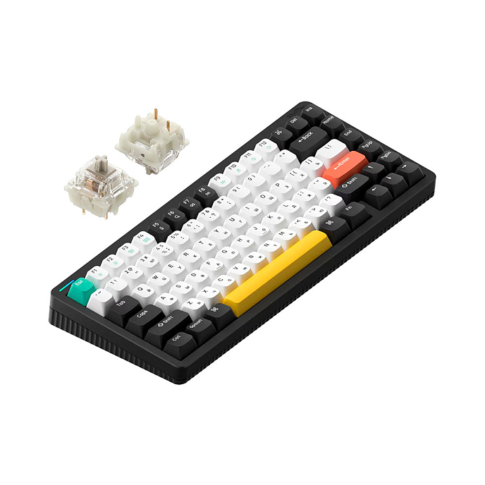 Клавиатура NuPhy Halo75 Baby Racoon Switch Black - рис.0