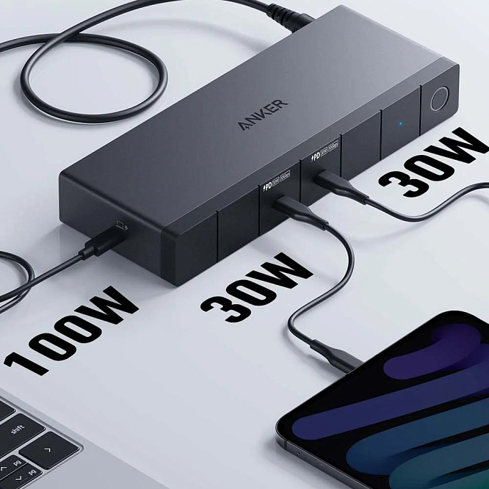 Док-станция Anker 568 USB-C Docking Station Black - рис.2