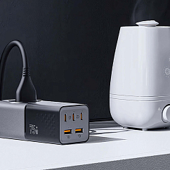 Сетевое зарядное устройство VOLTME VITO 75 EzTravel Desktop Charger 5in1 Black