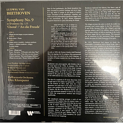 Виниловая пластинка Beethoven, Otto Klemperer: Symphony No.9 Choral LP