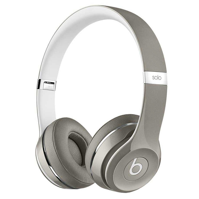 Наушники Beats Solo 2 Luxe Edition Silver - рис.0