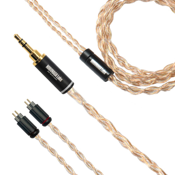 Кабель Nobunaga Labs Inspire Neo Volga Nexus Gold 2-pin - 3.5mm - рис.1