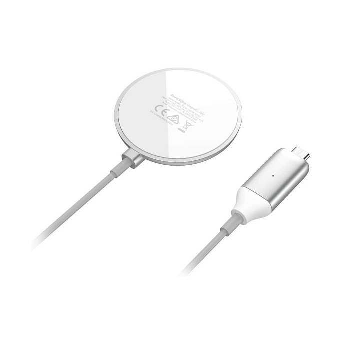 Беспроводная зарядка Anker PowerWave Magnetic Pad White - рис.6