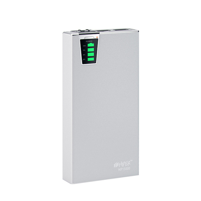 Внешний аккумулятор Hiper Power Bank MP15000 Silver - рис.0