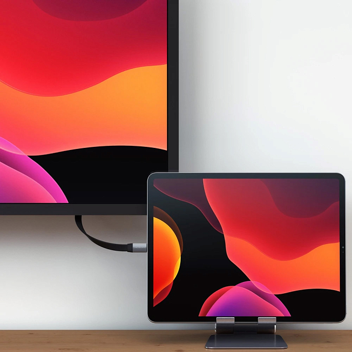 Кабель Satechi Flat USB-C to USB-C Black - рис.5